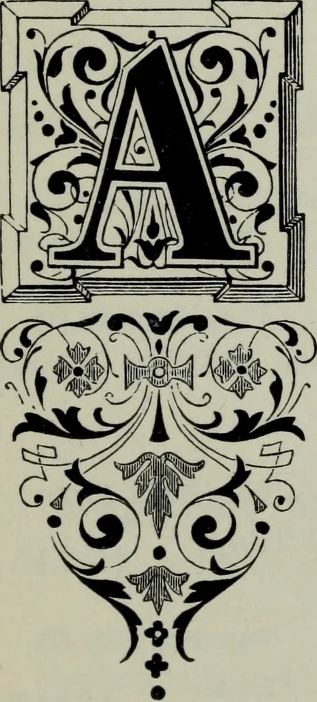 An illustration from Specimens of type, borders, ornaments, brass rules and cuts, etc. : catalogue of printing machinery and materials, wood goods, etc, 1897, leaf 634