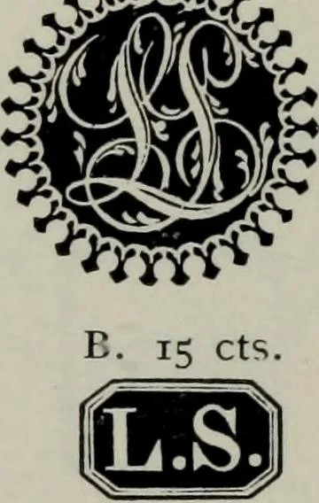 An illustration from Specimens of type, borders, ornaments, brass rules and cuts, etc. : catalogue of printing machinery and materials, wood goods, etc, 1897, leaf 645