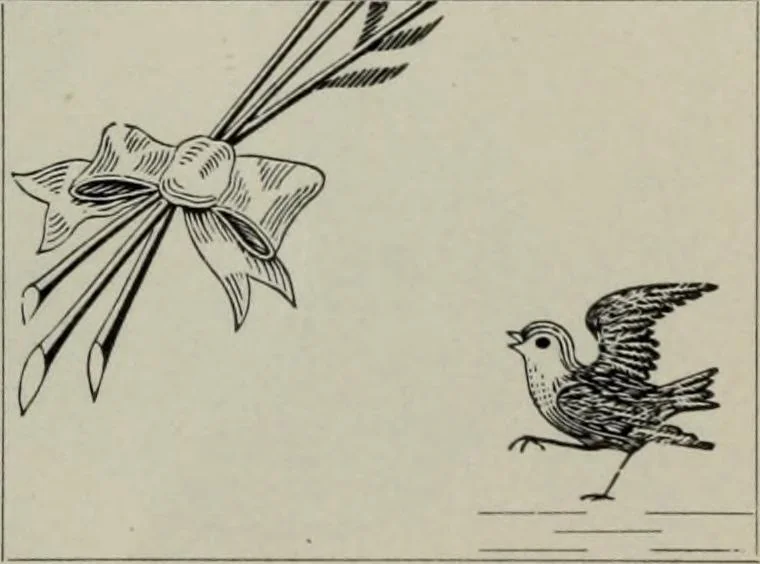 An illustration from Specimens of type, borders, ornaments, brass rules and cuts, etc. : catalogue of printing machinery and materials, wood goods, etc, 1897, leaf 664
