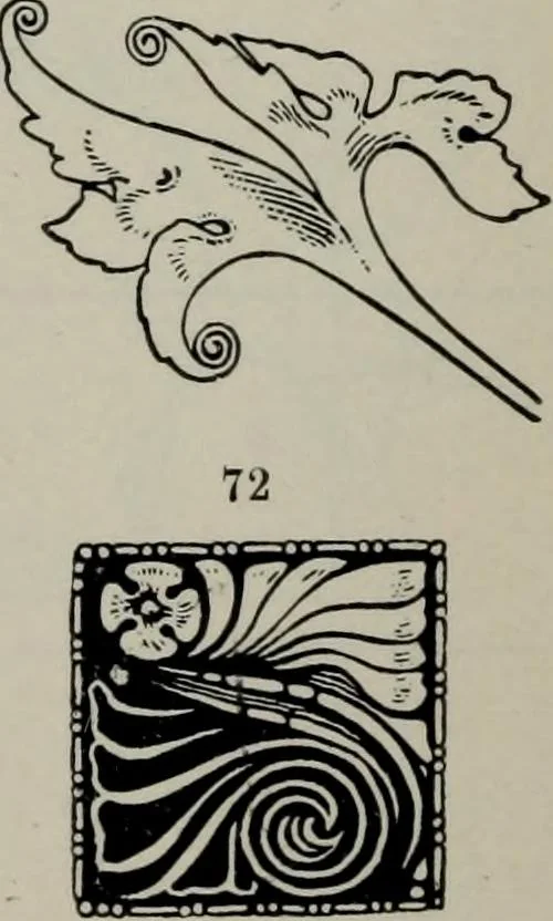 An illustration from Specimens of type, borders, ornaments, brass rules and cuts, etc. : catalogue of printing machinery and materials, wood goods, etc, 1897, leaf 667