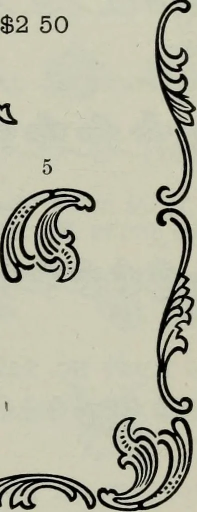 An illustration from Specimens of type, borders, ornaments, brass rules and cuts, etc. : catalogue of printing machinery and materials, wood goods, etc, 1897, leaf 668