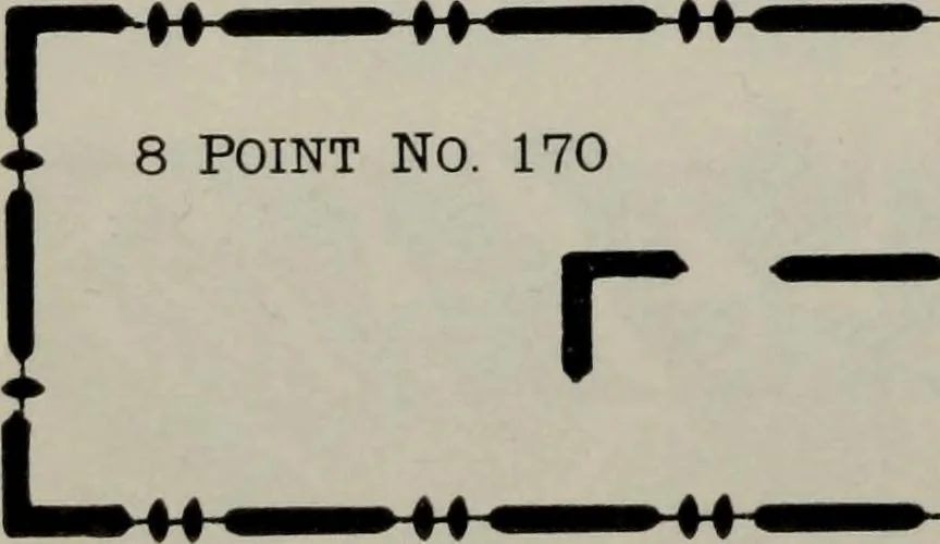 An illustration from Specimens of type, borders, ornaments, brass rules and cuts, etc. : catalogue of printing machinery and materials, wood goods, etc, 1897, leaf 677