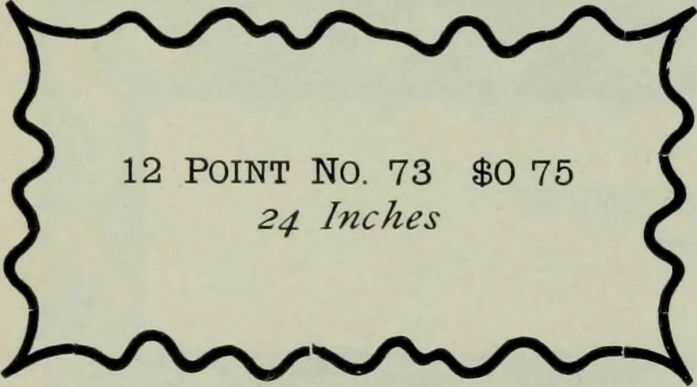 An illustration from Specimens of type, borders, ornaments, brass rules and cuts, etc. : catalogue of printing machinery and materials, wood goods, etc, 1897, leaf 696