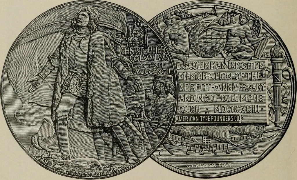 An illustration from Specimens of type, borders, ornaments, brass rules and cuts, etc. : catalogue of printing machinery and materials, wood goods, etc, 1897, leaf 7