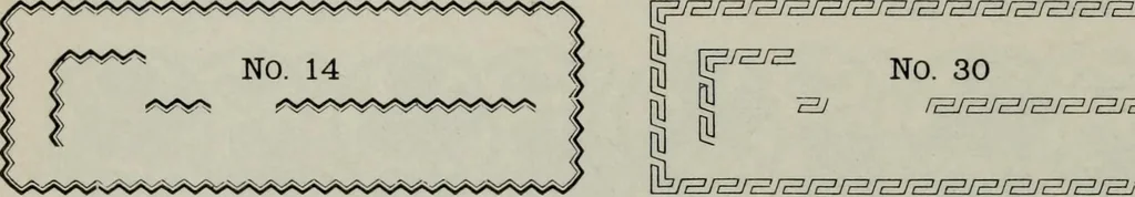 An illustration from Specimens of type, borders, ornaments, brass rules and cuts, etc. : catalogue of printing machinery and materials, wood goods, etc, 1897, leaf 701