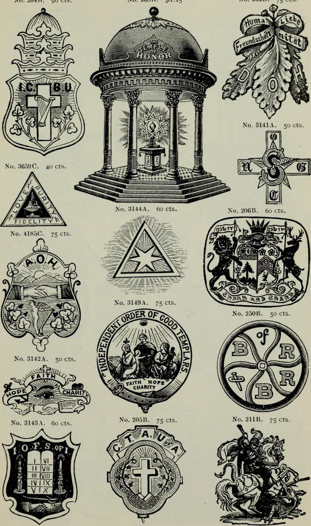 An illustration from Specimens of type, borders, ornaments, brass rules and cuts, etc. : catalogue of printing machinery and materials, wood goods, etc, 1897, leaf 740