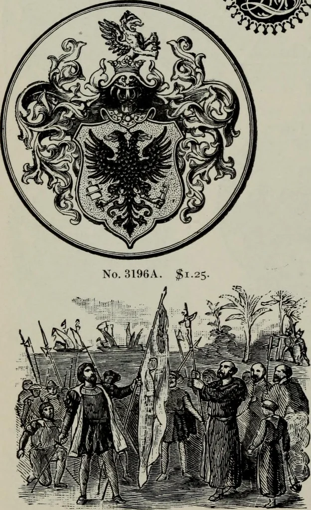 An illustration from Specimens of type, borders, ornaments, brass rules and cuts, etc. : catalogue of printing machinery and materials, wood goods, etc, 1897, leaf 741