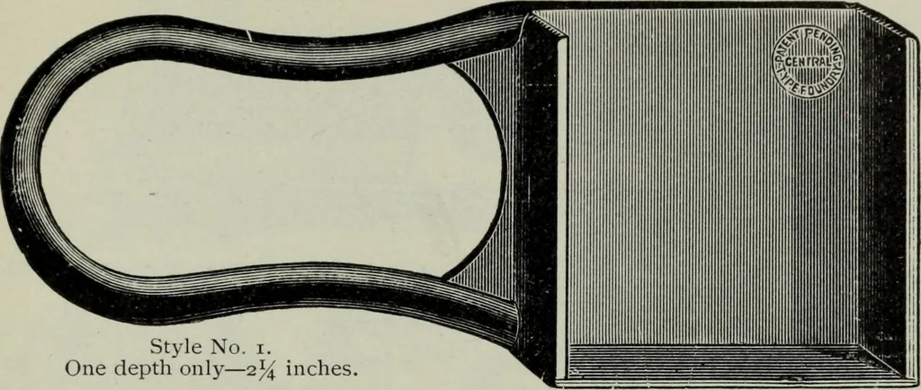 An illustration from Specimens of type, borders, ornaments, brass rules and cuts, etc. : catalogue of printing machinery and materials, wood goods, etc, 1897, leaf 774