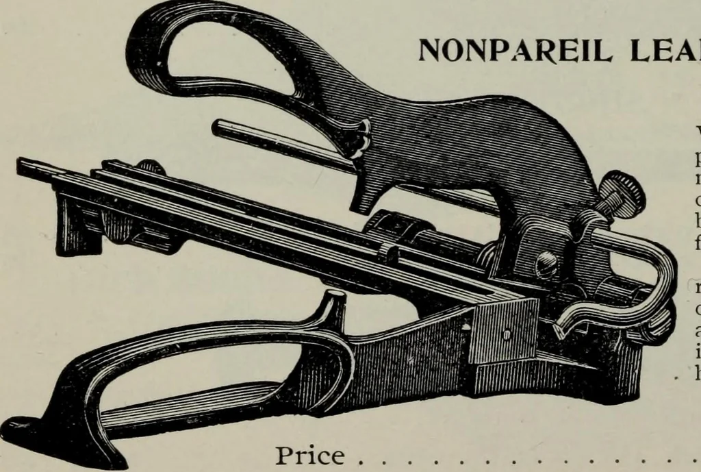 An illustration from Specimens of type, borders, ornaments, brass rules and cuts, etc. : catalogue of printing machinery and materials, wood goods, etc, 1897, leaf 779