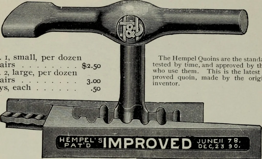 An illustration from Specimens of type, borders, ornaments, brass rules and cuts, etc. : catalogue of printing machinery and materials, wood goods, etc, 1897, leaf 789