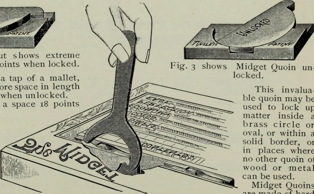 An illustration from Specimens of type, borders, ornaments, brass rules and cuts, etc. : catalogue of printing machinery and materials, wood goods, etc, 1897, leaf 790