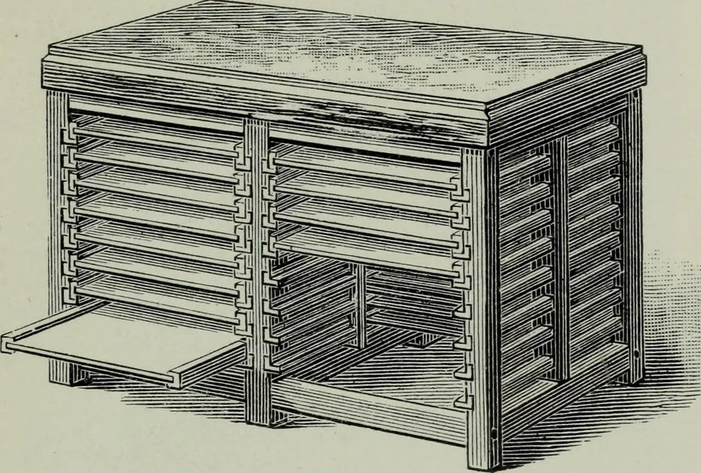 An illustration from Specimens of type, borders, ornaments, brass rules and cuts, etc. : catalogue of printing machinery and materials, wood goods, etc, 1897, leaf 796