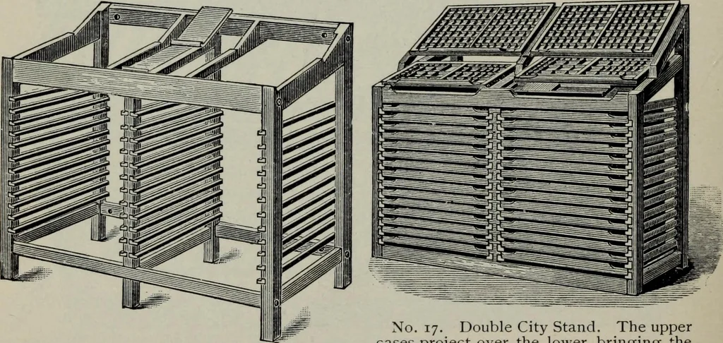An illustration from Specimens of type, borders, ornaments, brass rules and cuts, etc. : catalogue of printing machinery and materials, wood goods, etc, 1897, leaf 807