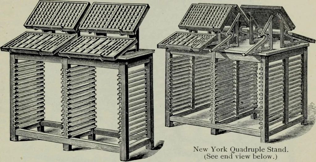 An illustration from Specimens of type, borders, ornaments, brass rules and cuts, etc. : catalogue of printing machinery and materials, wood goods, etc, 1897, leaf 808