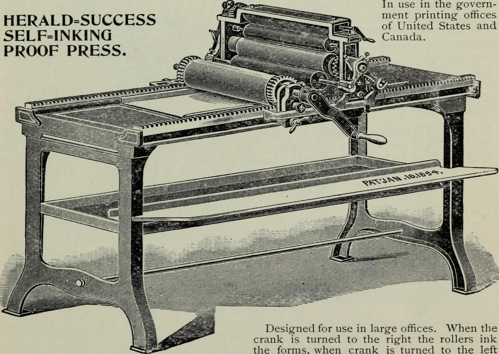 An illustration from Specimens of type, borders, ornaments, brass rules and cuts, etc. : catalogue of printing machinery and materials, wood goods, etc, 1897, leaf 824