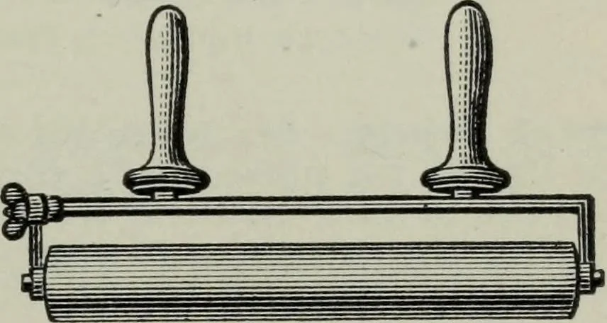 An illustration from Specimens of type, borders, ornaments, brass rules and cuts, etc. : catalogue of printing machinery and materials, wood goods, etc, 1897, leaf 840