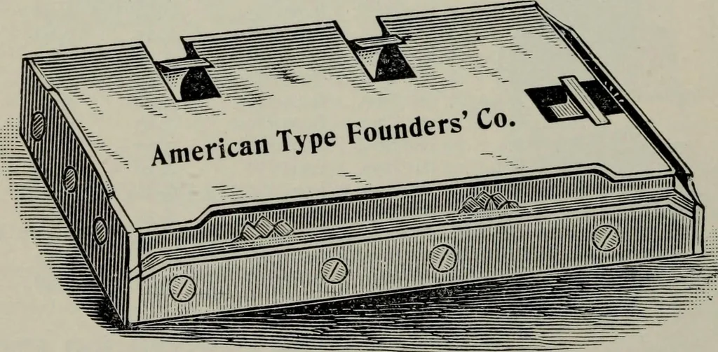An illustration from Specimens of type, borders, ornaments, brass rules and cuts, etc. : catalogue of printing machinery and materials, wood goods, etc, 1897, leaf 841