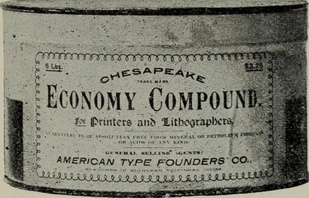An illustration from Specimens of type, borders, ornaments, brass rules and cuts, etc. : catalogue of printing machinery and materials, wood goods, etc, 1897, leaf 847
