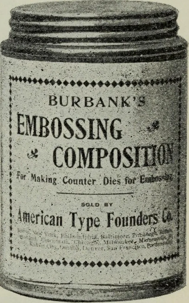 An illustration from Specimens of type, borders, ornaments, brass rules and cuts, etc. : catalogue of printing machinery and materials, wood goods, etc, 1897, leaf 848