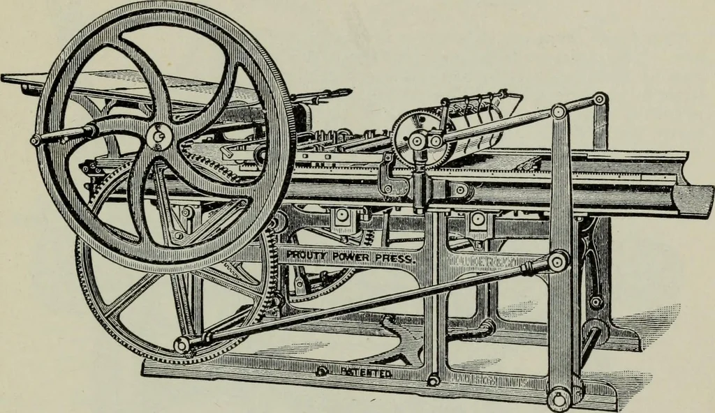 An illustration from Specimens of type, borders, ornaments, brass rules and cuts, etc. : catalogue of printing machinery and materials, wood goods, etc, 1897, leaf 866