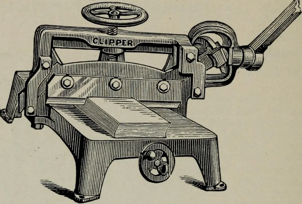 An illustration from Specimens of type, borders, ornaments, brass rules and cuts, etc. : catalogue of printing machinery and materials, wood goods, etc, 1897, leaf 891