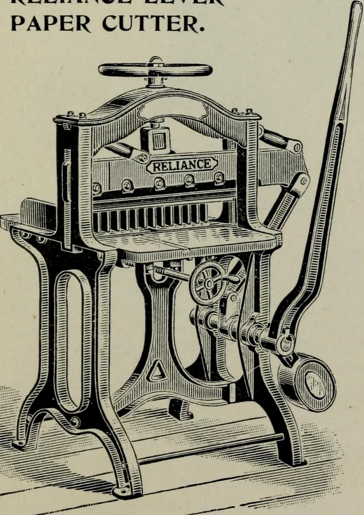 An illustration from Specimens of type, borders, ornaments, brass rules and cuts, etc. : catalogue of printing machinery and materials, wood goods, etc, 1897, leaf 892
