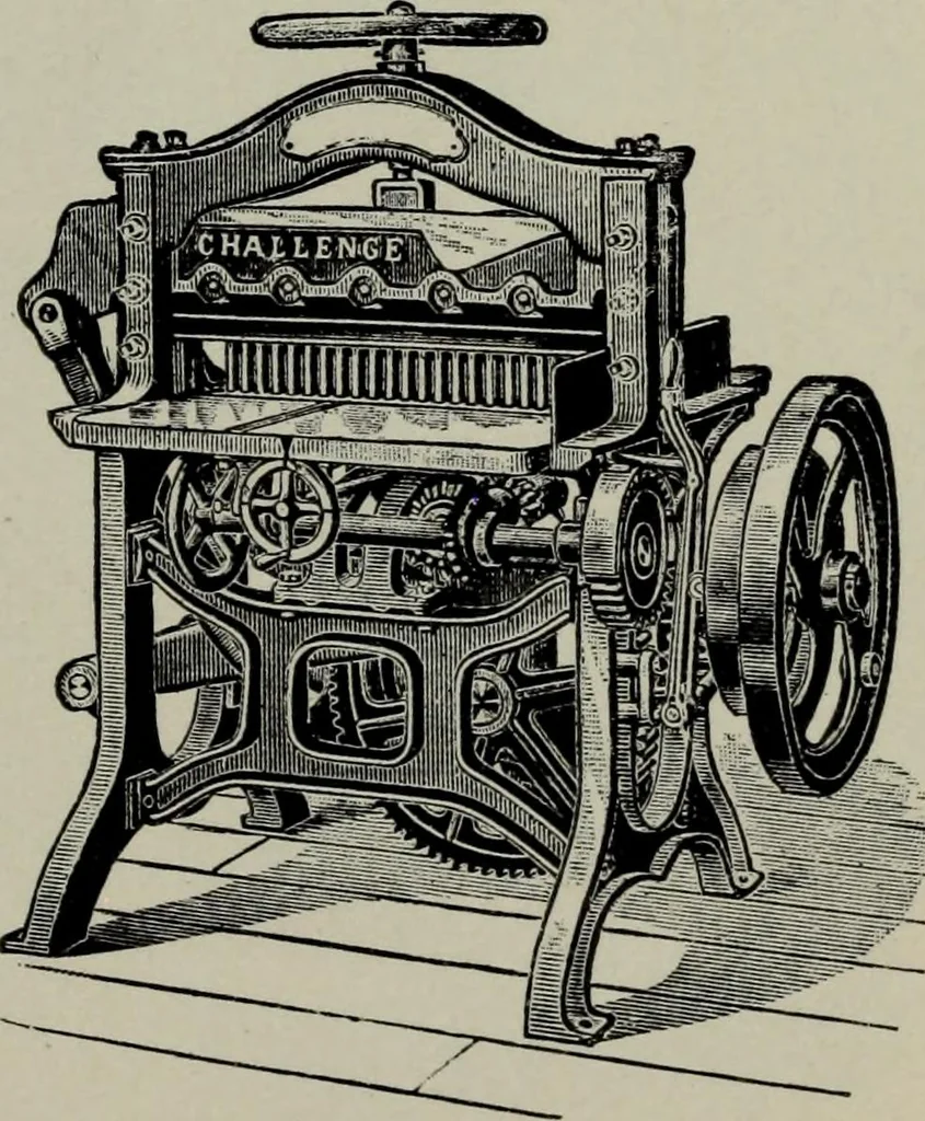 An illustration from Specimens of type, borders, ornaments, brass rules and cuts, etc. : catalogue of printing machinery and materials, wood goods, etc, 1897, leaf 894