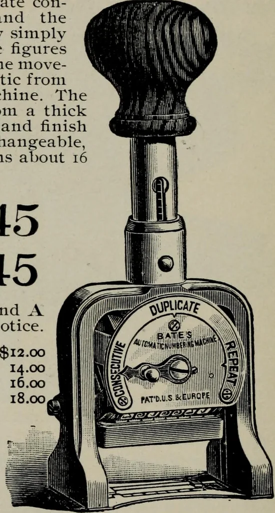 An illustration from Specimens of type, borders, ornaments, brass rules and cuts, etc. : catalogue of printing machinery and materials, wood goods, etc, 1897, leaf 901