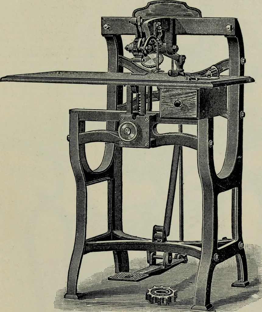 An illustration from Specimens of type, borders, ornaments, brass rules and cuts, etc. : catalogue of printing machinery and materials, wood goods, etc, 1897, leaf 902