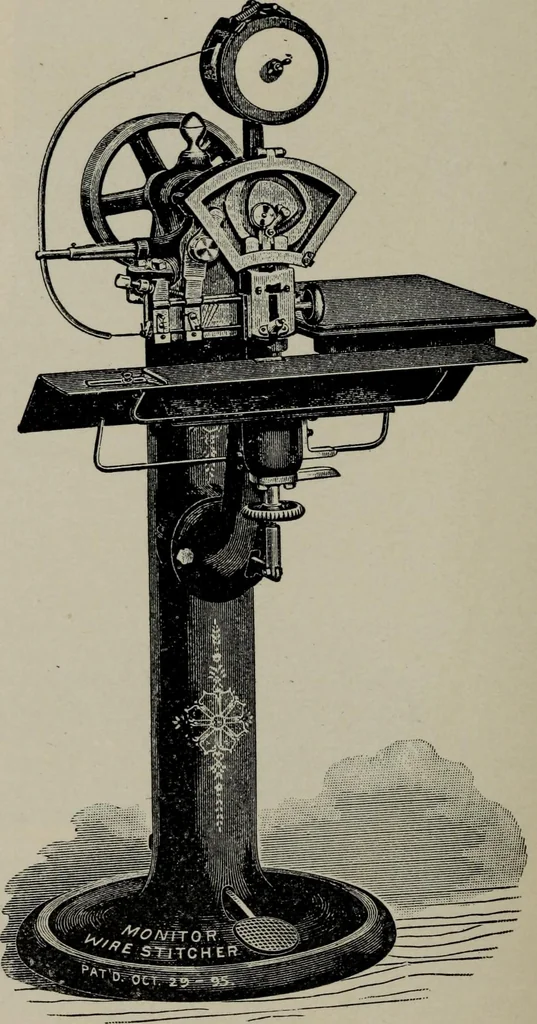 An illustration from Specimens of type, borders, ornaments, brass rules and cuts, etc. : catalogue of printing machinery and materials, wood goods, etc, 1897, leaf 911
