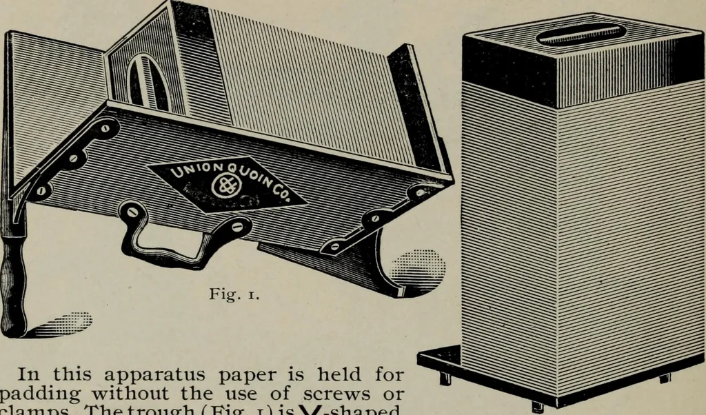 An illustration from Specimens of type, borders, ornaments, brass rules and cuts, etc. : catalogue of printing machinery and materials, wood goods, etc, 1897, leaf 913