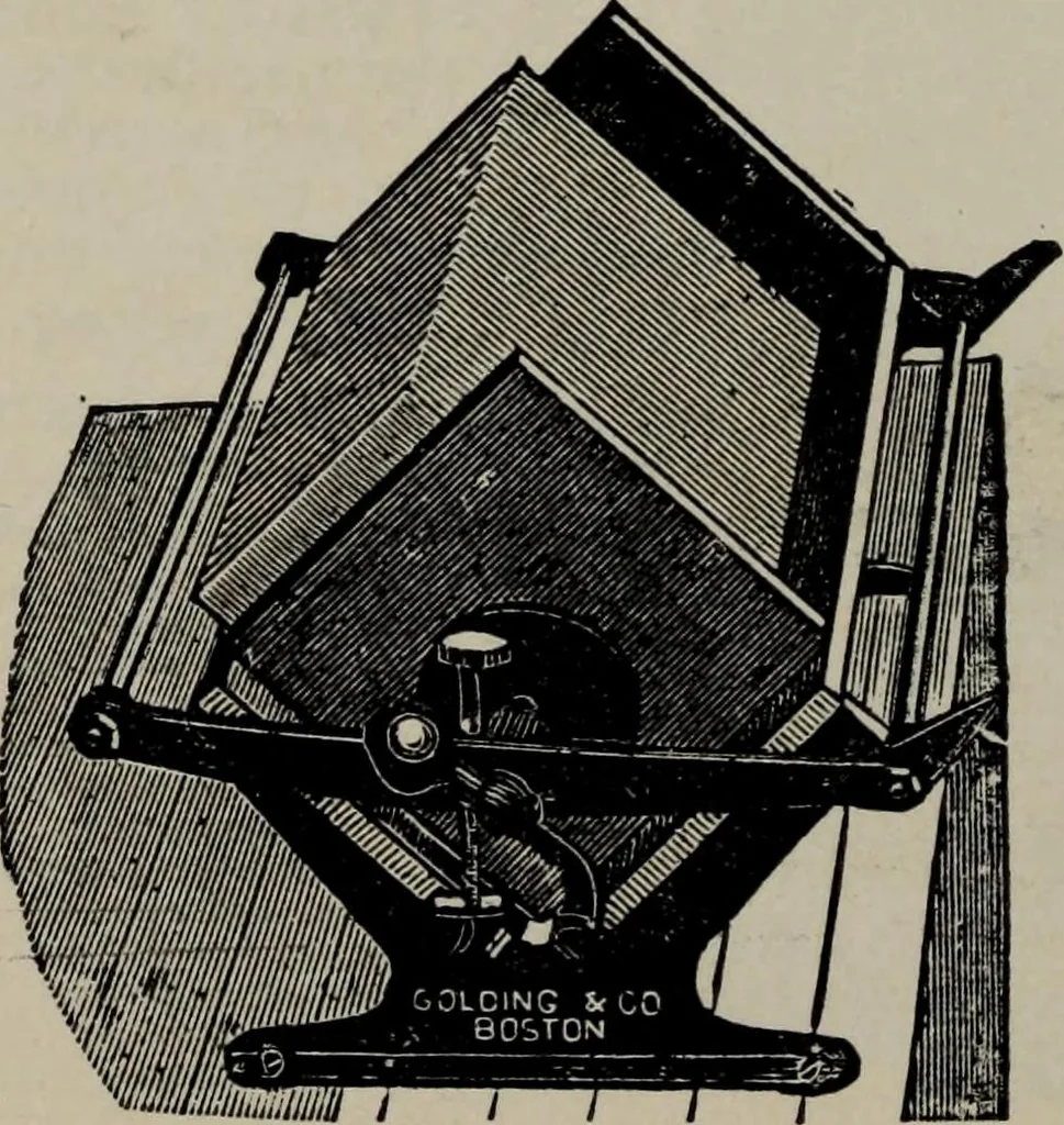 An illustration from Specimens of type, borders, ornaments, brass rules and cuts, etc. : catalogue of printing machinery and materials, wood goods, etc, 1897, leaf 913