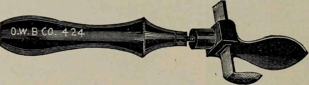 An illustration from Specimens of type, borders, ornaments, brass rules and cuts, etc. : catalogue of printing machinery and materials, wood goods, etc, 1897, leaf 915