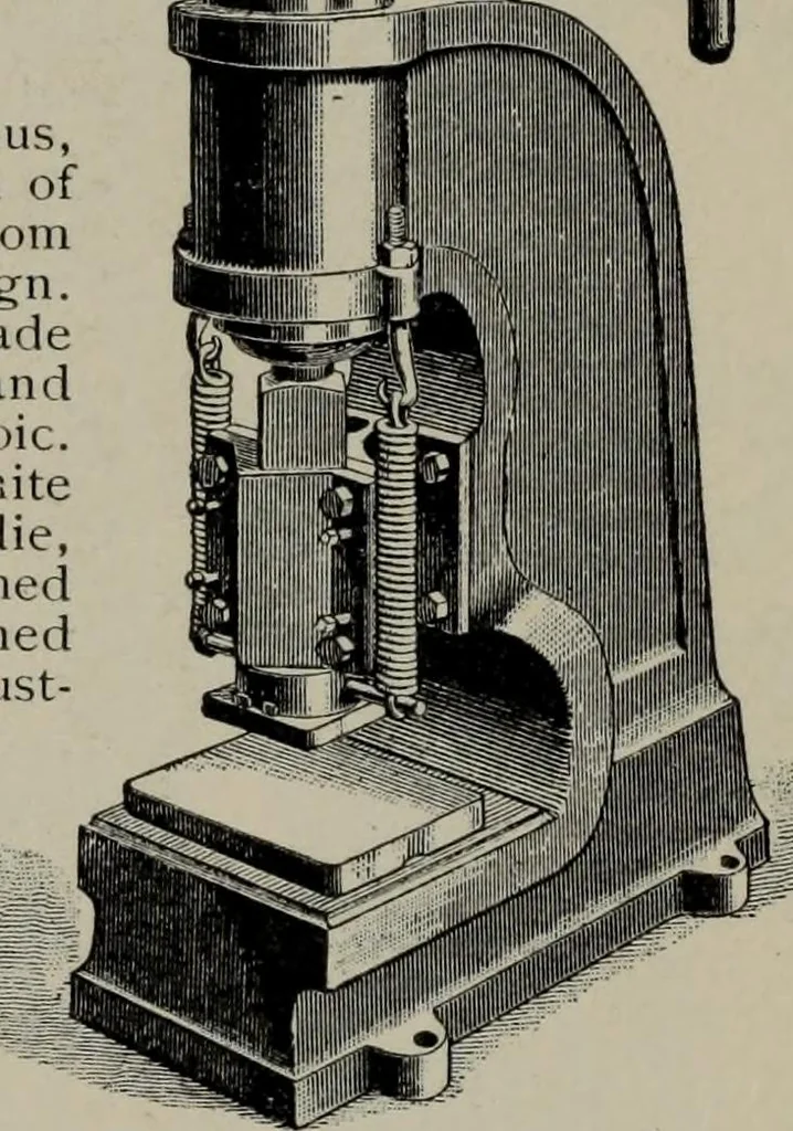 An illustration from Specimens of type, borders, ornaments, brass rules and cuts, etc. : catalogue of printing machinery and materials, wood goods, etc, 1897, leaf 919