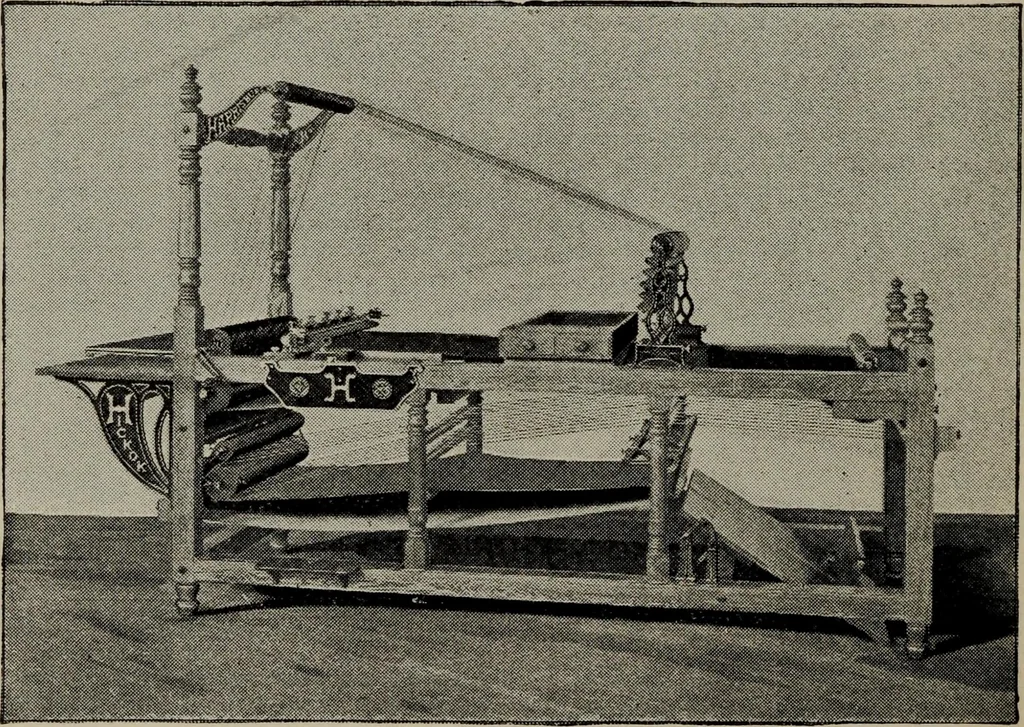 An illustration from Specimens of type, borders, ornaments, brass rules and cuts, etc. : catalogue of printing machinery and materials, wood goods, etc, 1897, leaf 925