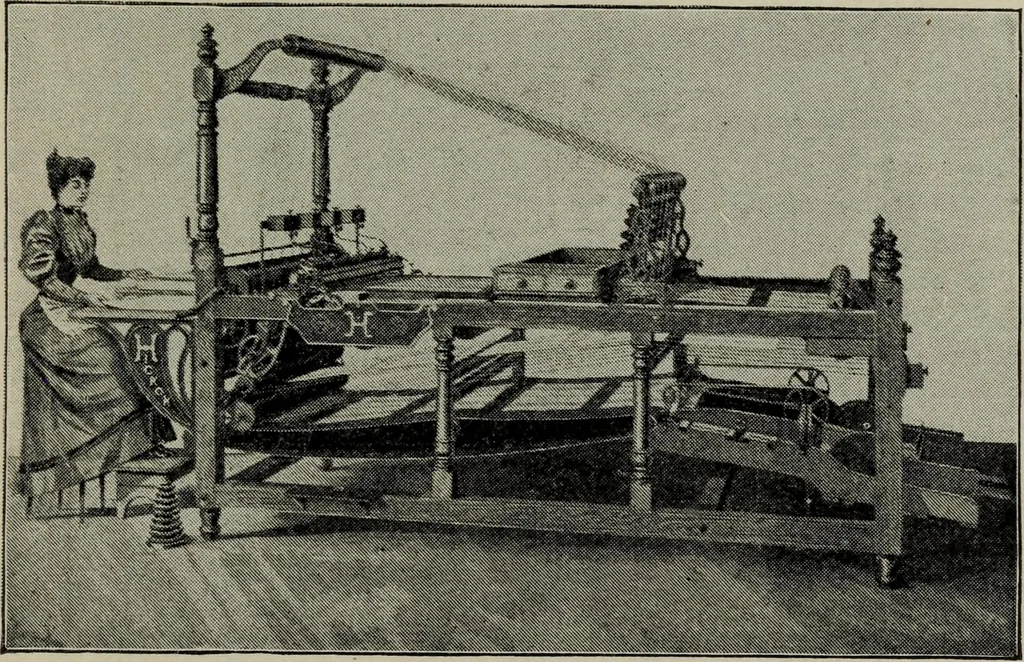 An illustration from Specimens of type, borders, ornaments, brass rules and cuts, etc. : catalogue of printing machinery and materials, wood goods, etc, 1897, leaf 926