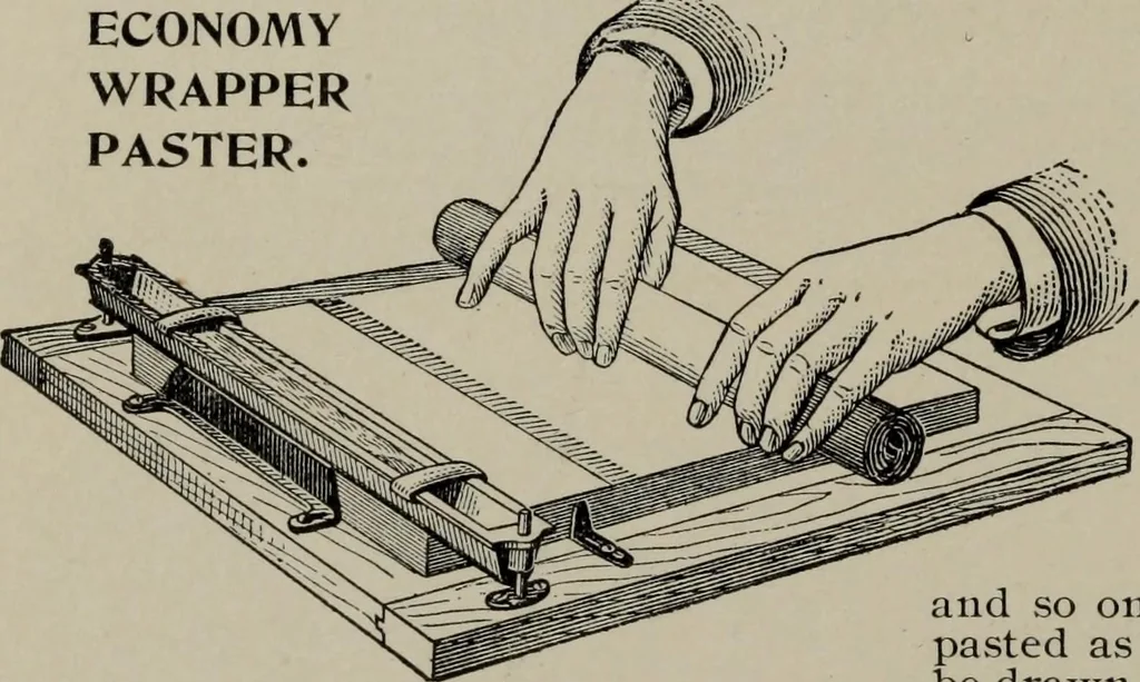 An illustration from Specimens of type, borders, ornaments, brass rules and cuts, etc. : catalogue of printing machinery and materials, wood goods, etc, 1897, leaf 931