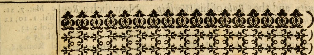 An illustration from Sion's prospect in its first view : presented in a summary of divine truths, consenting with the faith profess'd by the Church of England .., 1651, leaf 28