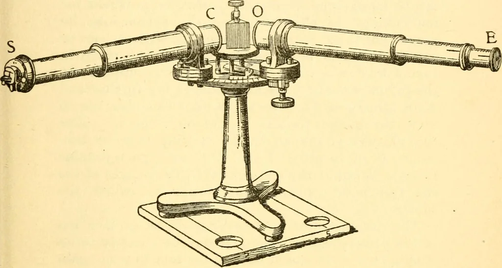 An illustration from The spectroscope and its work, 1910, leaf 42