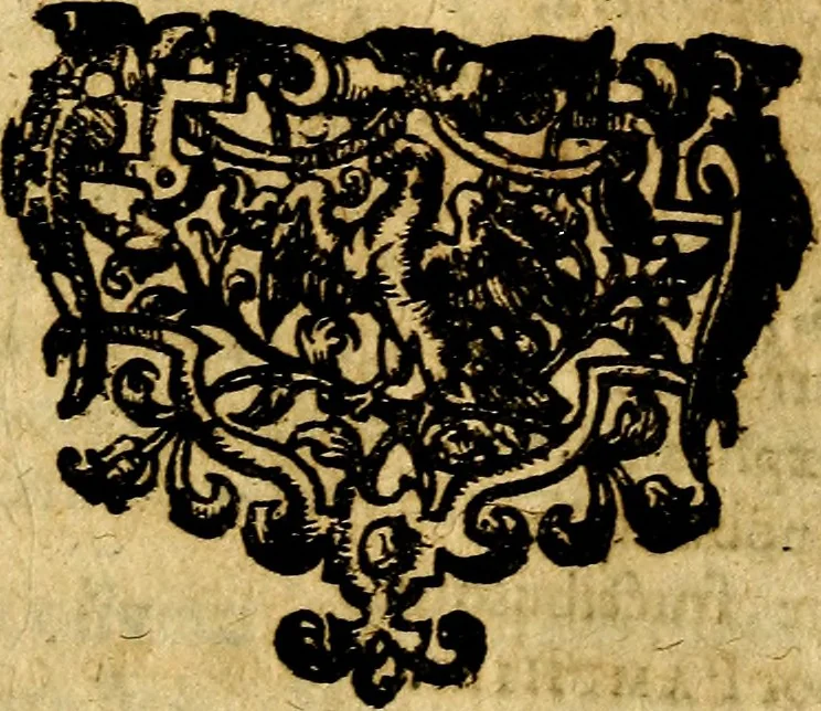 An illustration from Speculum imaginum veritatis occultæ : exhibens symbola, emblemata, hieroglyphica, ænigmata, omnitam materiæ, quam formæ varietate; exemplis simul, ac præceptis illustratum, 1681, leaf 114
