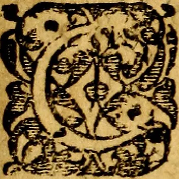 An illustration from Speculum imaginum veritatis occultæ : exhibens symbola, emblemata, hieroglyphica, ænigmata, omnitam materiæ, quam formæ varietate; exemplis simul, ac præceptis illustratum, 1681, leaf 7