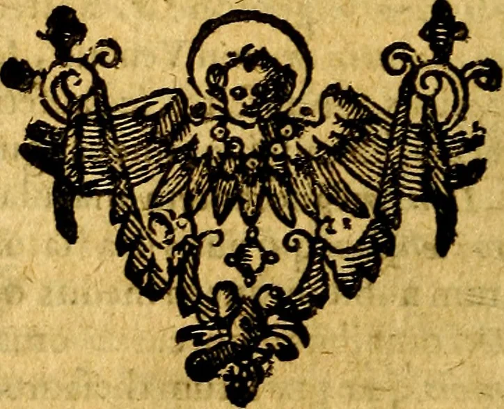 An illustration from Speculum imaginum veritatis occultæ : exhibens symbola, emblemata, hieroglyphica, ænigmata, omnitam materiæ, quam formæ varietate; exemplis simul, ac præceptis illustratum, 1681, leaf 719