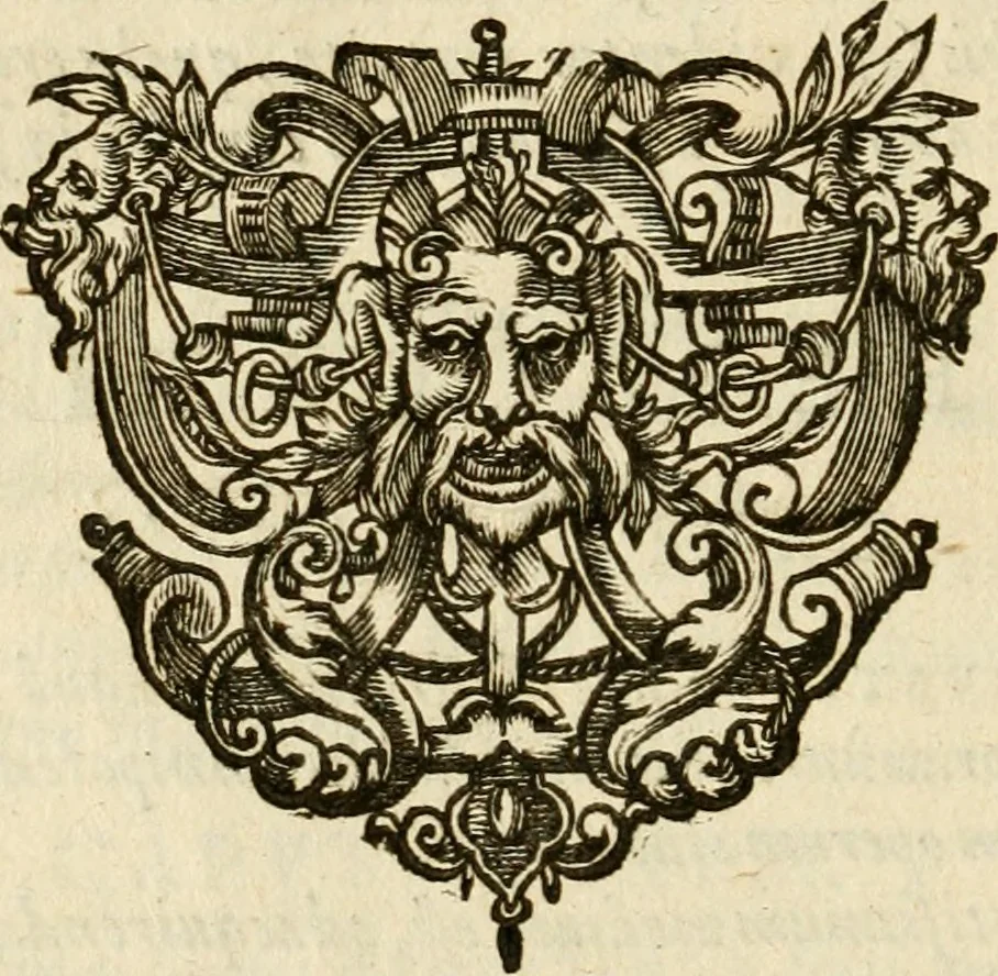 An illustration from Speculum peccatorum aspirantium ad solidam vitae emendationem, siue, Admiranda S. Augustini conversio : historica eiusdem narratione, discursibus moralibus, et emblematis adornata : cum indice concionum per quatuor octauas eiusdem diui et dominicos dies, 1637, leaf 17