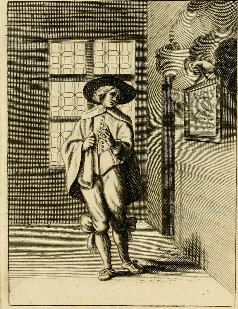 An illustration from Speculum peccatorum aspirantium ad solidam vitae emendationem, siue, Admiranda S. Augustini conversio : historica eiusdem narratione, discursibus moralibus, et emblematis adornata : cum indice concionum per quatuor octauas eiusdem diui et dominicos dies, 1637, leaf 281