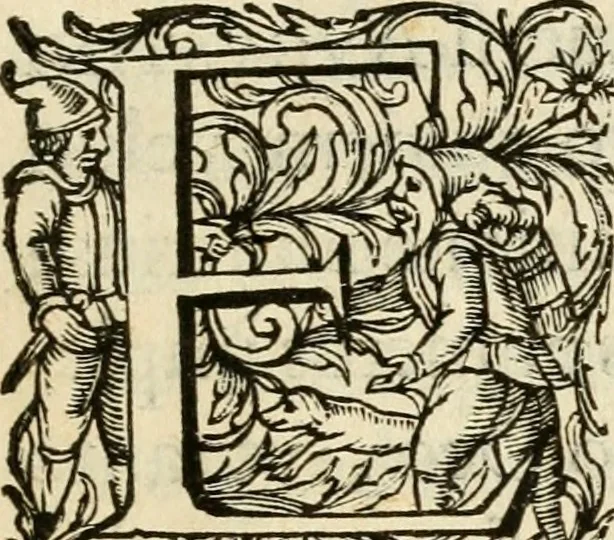 An illustration from Speculum peccatorum aspirantium ad solidam vitae emendationem, siue, Admiranda S. Augustini conversio : historica eiusdem narratione, discursibus moralibus, et emblematis adornata : cum indice concionum per quatuor octauas eiusdem diui et dominicos dies, 1637, leaf 8