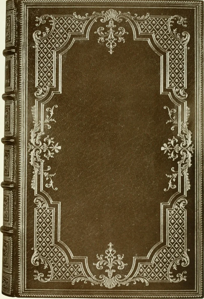 An illustration from The Spencer Collection of modern book bindings, 1914, leaf 12