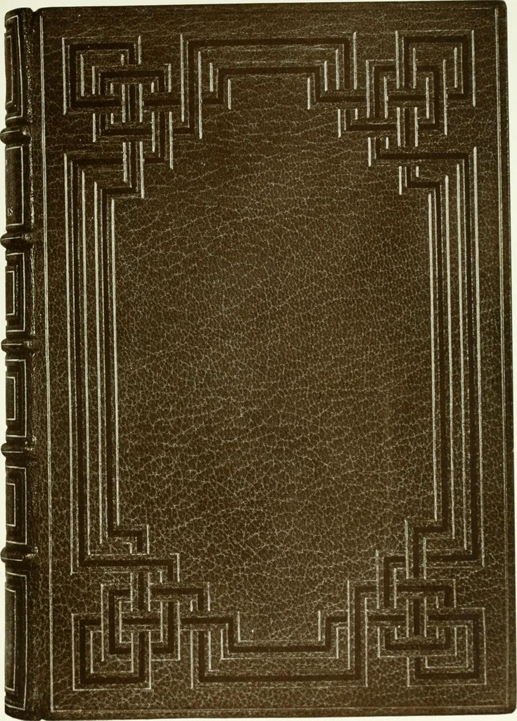 An illustration from The Spencer Collection of modern book bindings, 1914, leaf 36