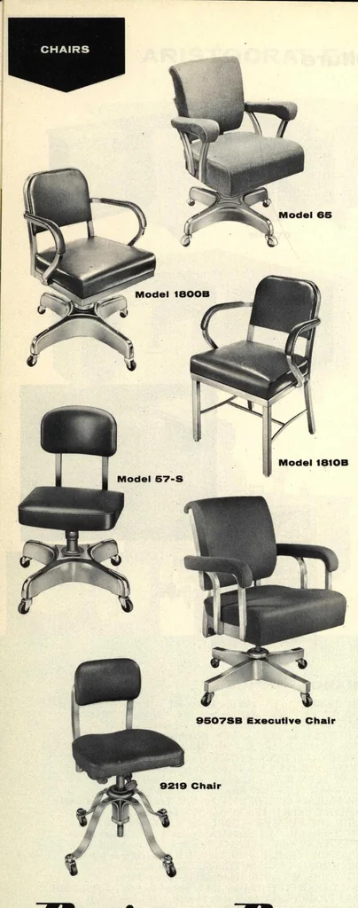An illustration from Remington Rand Office Furniture, 1960, leaf 3