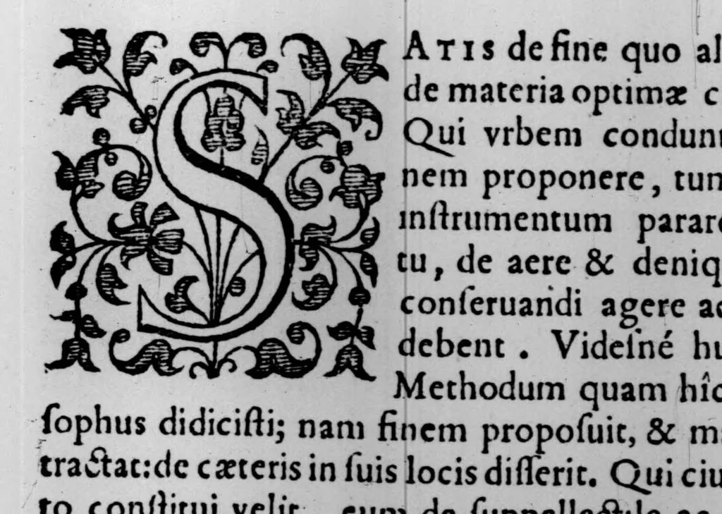 An illustration from Sphaera civitatis, 1588, leaf 324