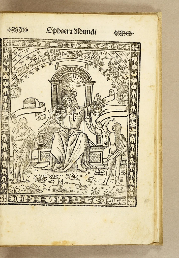 An illustration from Sphaera mundi, 1519, leaf 9